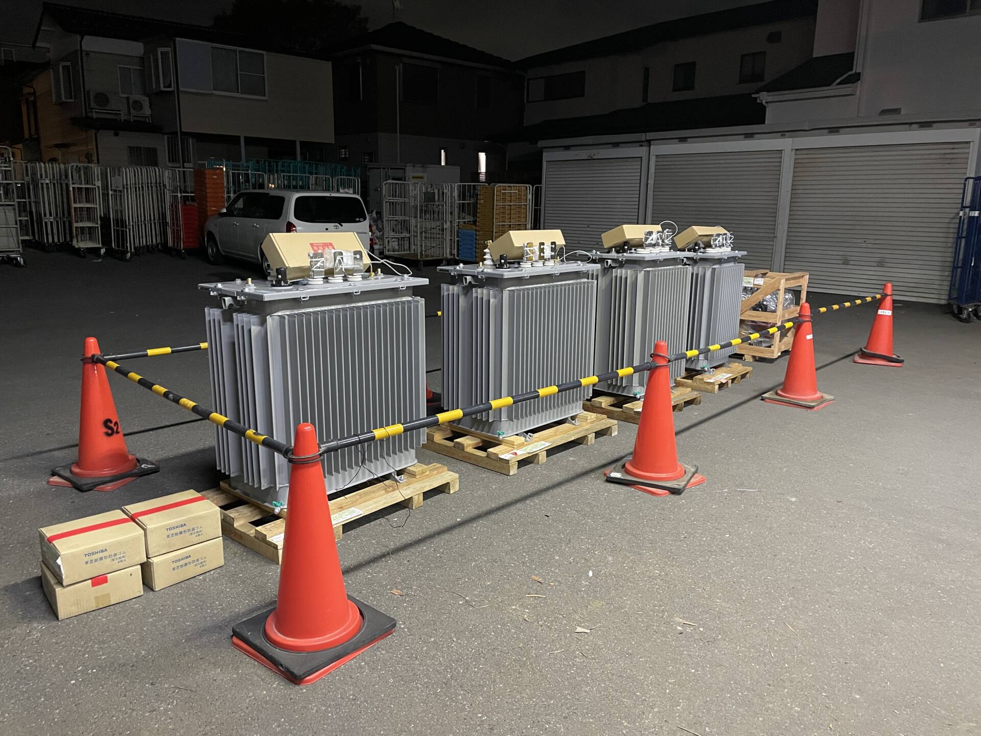 施工事例００５４　大型高圧受電盤及び高圧幹線更新工事　Part.１