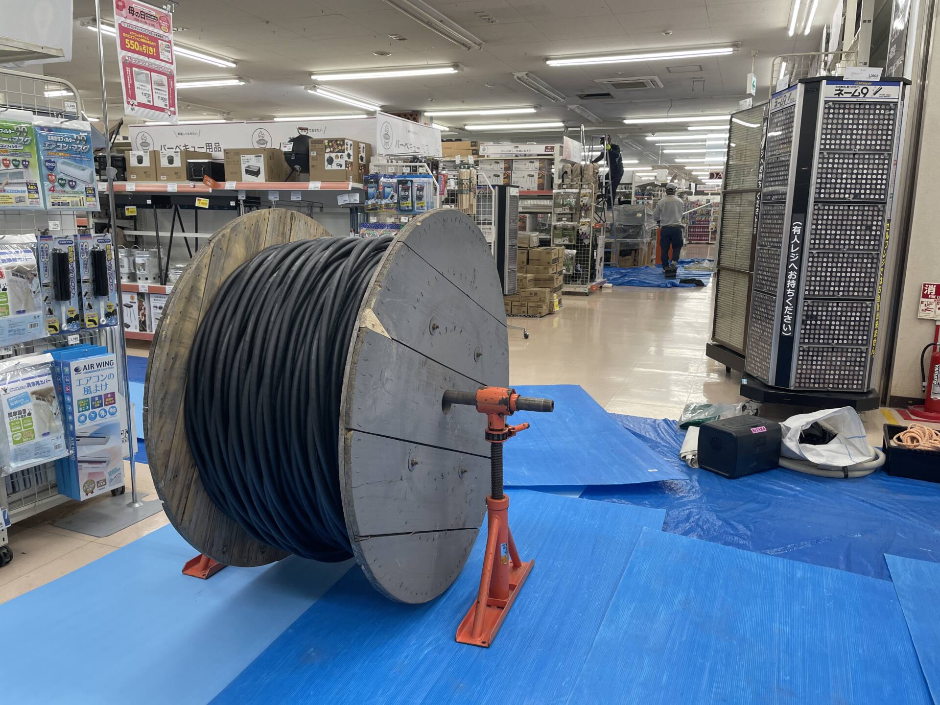 施工事例００５６　大型高圧受電盤及び高圧幹線更新工事　Part.２